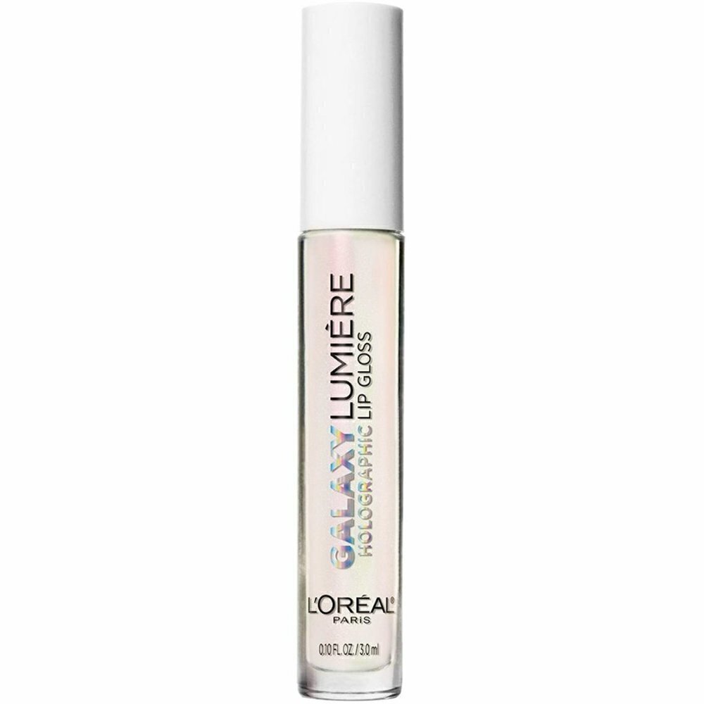 L'Oreal Makeup Infallible Galaxy Lumiere Holographic Lip Gloss, 02 Opal Light